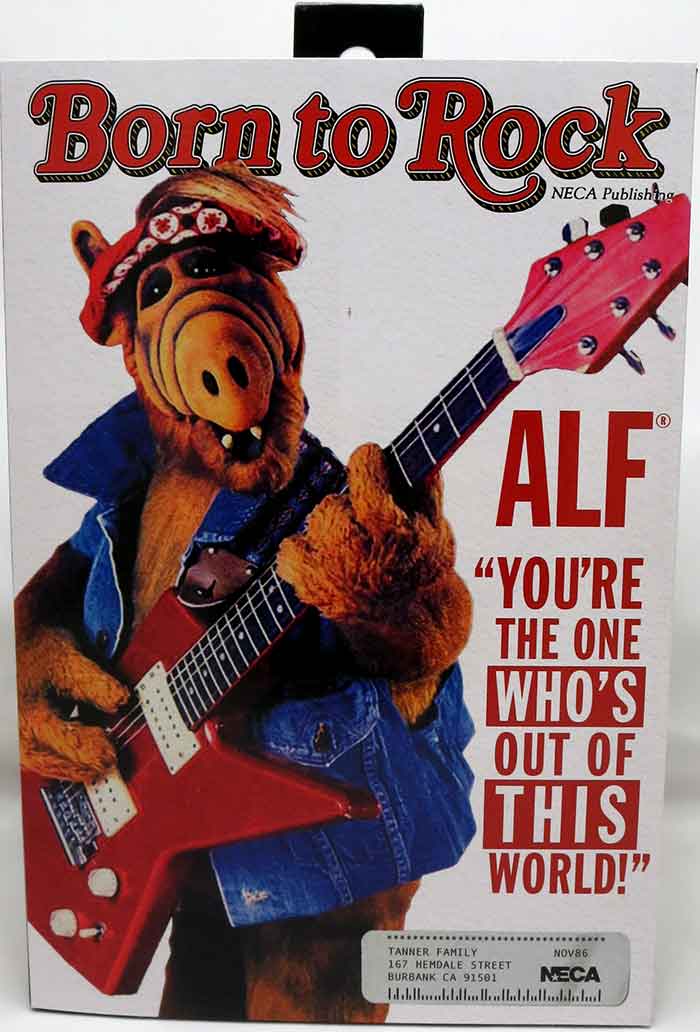 Alf 7 Inch Action Figure Ultimate - Born to Rock Alf| Cmdstore.ca