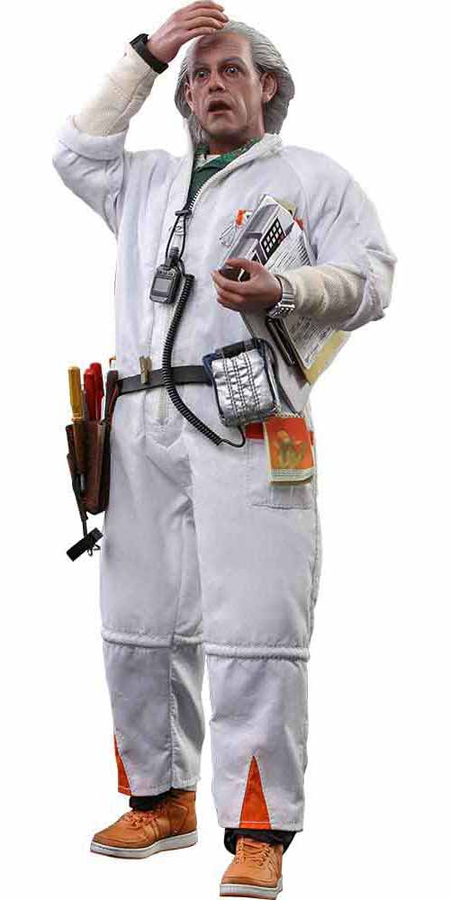 Back To The Future 12 Inch Action Figure 1/6 Scale - Doc Brown Hot