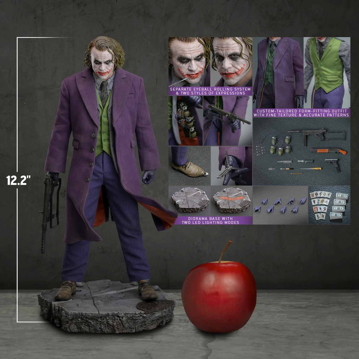 Batman The Dark Knight 12 Inch Action Figure 1/12 Scale - The