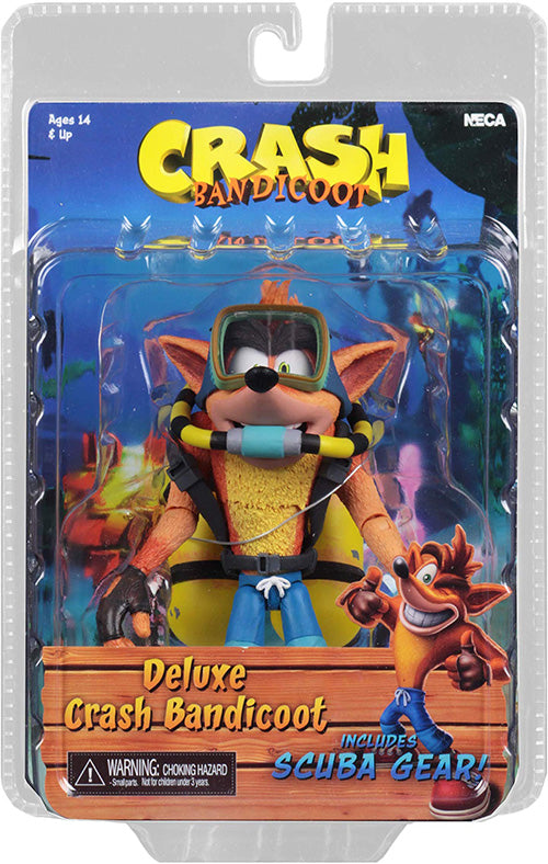 Crash Bandicoot 5 Inch Action Figure Deluxe Series - Crash