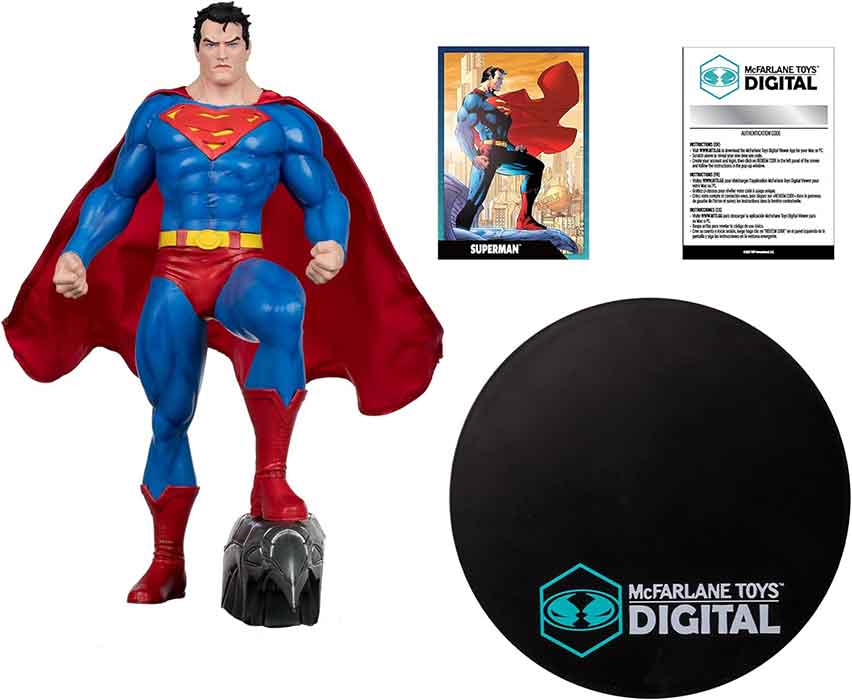 DC Direct 12 Inch Statue Figure - Superman By Jim Lee| Cmdstore.ca