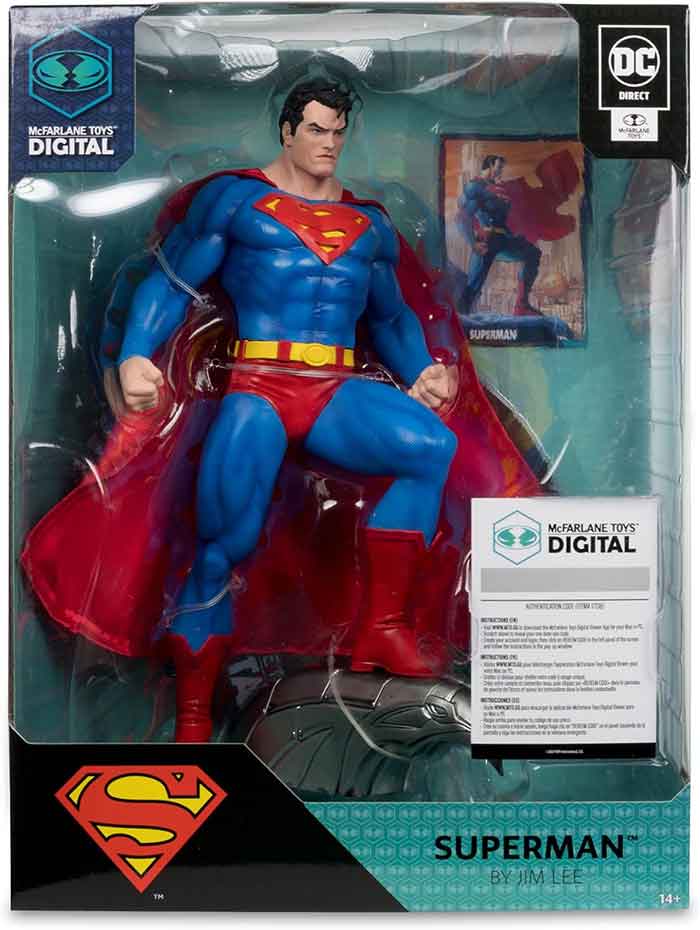 DC Direct 12 Inch Statue Figure - Superman By Jim Lee| Cmdstore.ca