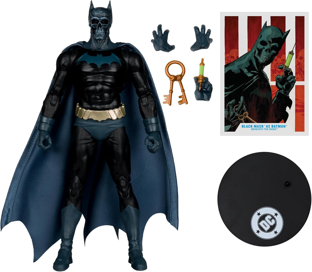 DC Multiverse Beneath The Mask 7 Inch Action Figure - Black Mask