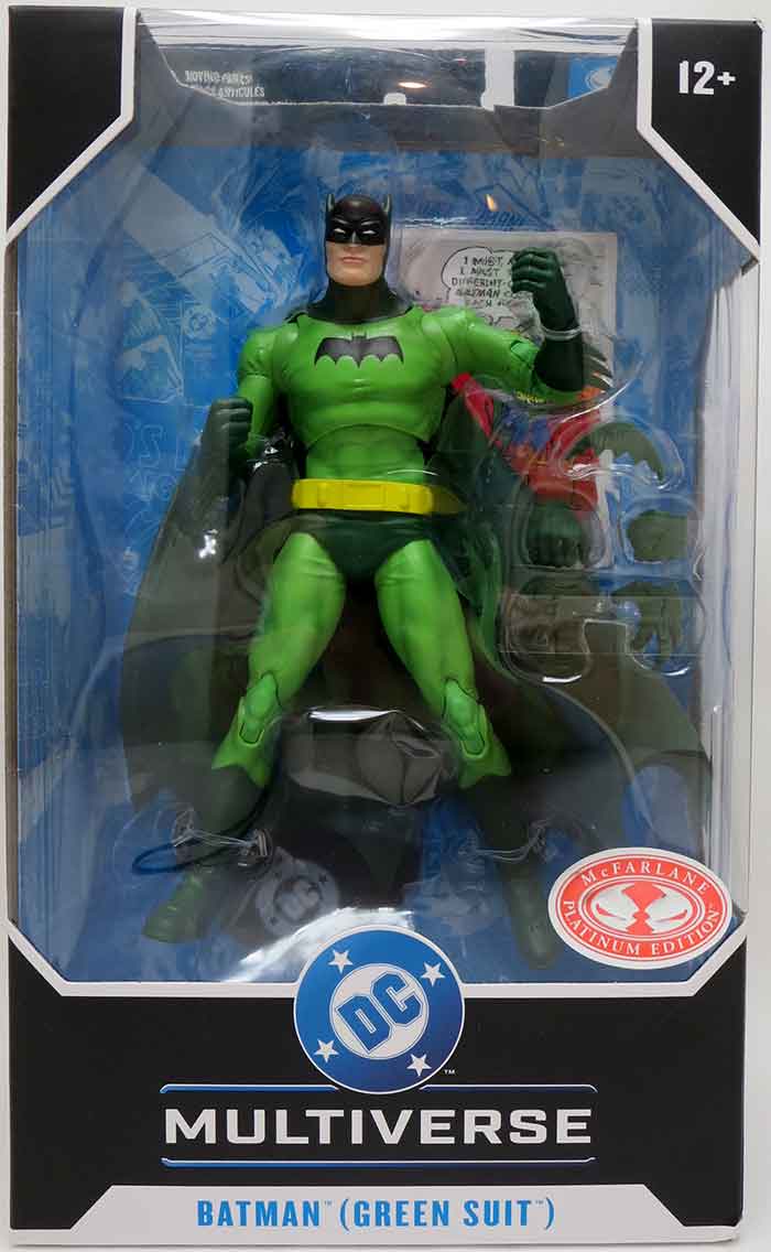 【新品未開封】 x Batman Green Size：M DC Multiverse Detective Comics 7 Inch Action Figure Exclusive