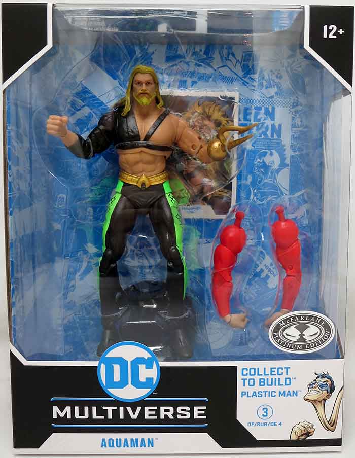 DC Multiverse JLA 7 Inch Action Figure BAF Plastic Man Exclusive