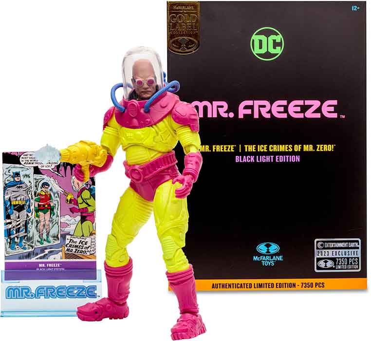ワーナー・ブラザース・スタジオ・ストア限定 MR.FREEZE フィギュア DC Multiverse The Ice Crimes Of Mr Zero 7 Inch Action Figure
