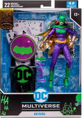 DC Multiverse Three Jokers 7 Inch Action Figure Exclusive - Jokerized Batgirl Gold Label