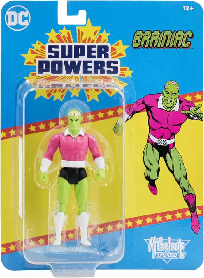 DC Super Powers 4 Inch Action Figure Wave 7 - Brainiac| Cmdstore.ca