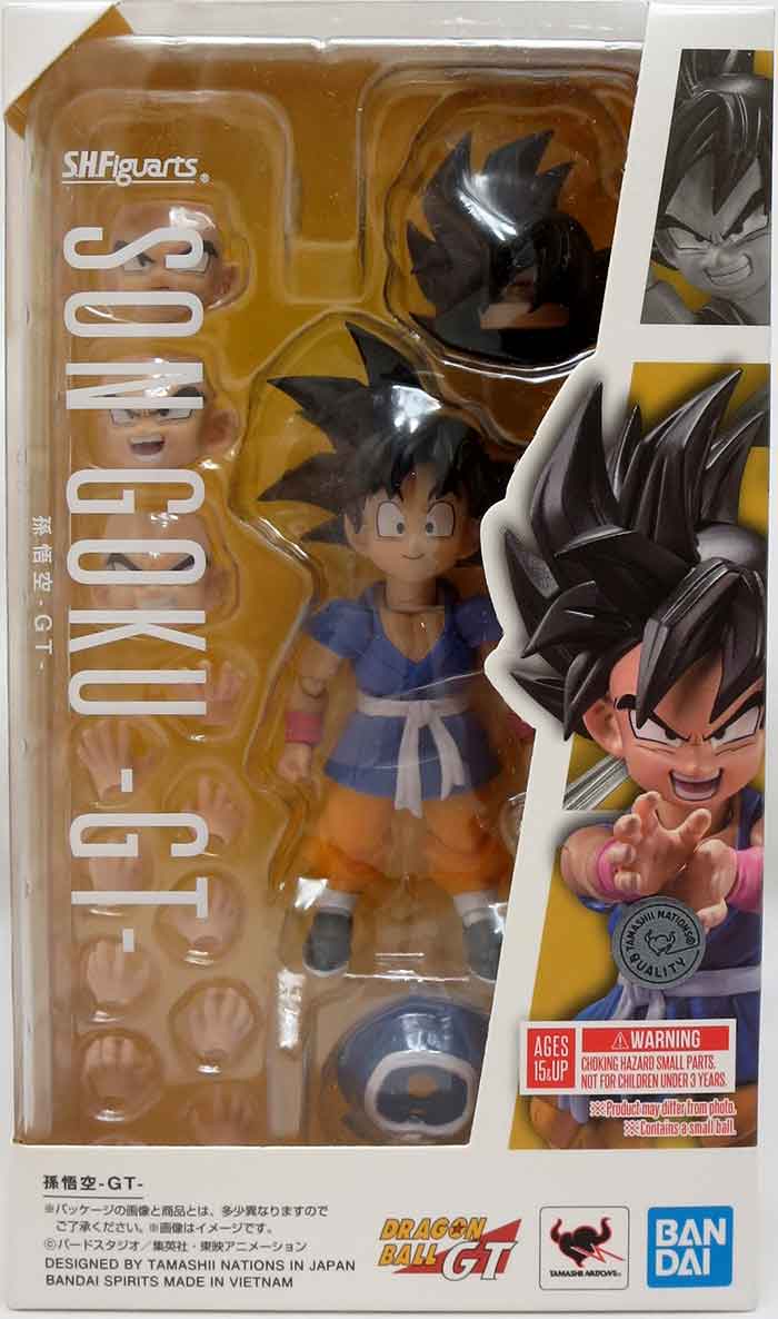 BANDAI SHFiguarts SON GOKU フィギュア Dragonball GT 5 Inch Action Figure S.H. Figuarts - Son Goku (Kid