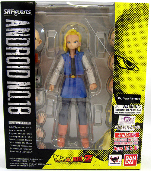 SHFiguarts ANDROID NO.18 フィギュア Dragonball Z 5 Inch Action Figure S.H.Figuarts - Android 18