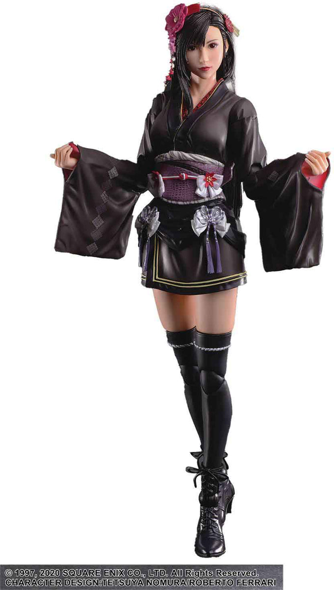 thumbnail image 2 of Play Arts Kai Final Fantasy VII Tifa Lockhart Action Figure - No Box, Complete Accessories, Like New 2 of 3