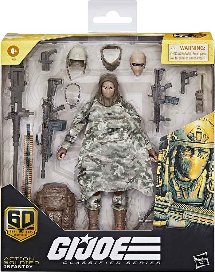 ミリタリー G.I. Joe G.I. Joe Classified 6 Inch Action Figure 60th Deluxe - Infantry