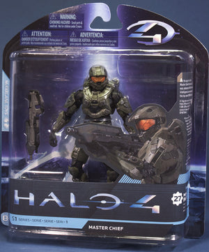 Halo 4 5 Inch Action Figure Series 1 - Master Chief (Bubble had to be taped to card as it became unglued)