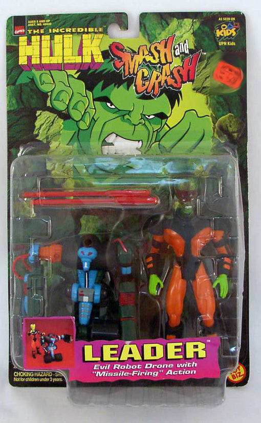 Incredible Hulk Smash and Crash Action Figures: Leader (Shelf Wear