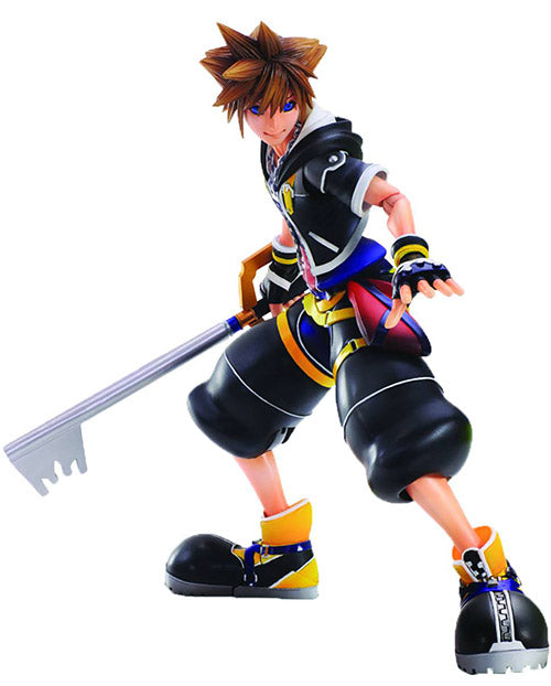 KINGDOM HEARTS Ⅱ PLAY ARTS no.1Sora Kingdom Hearts II 8 Inch Action Figure Play Arts Kai Series - Sora