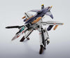 Macross Robotech 12 Inch Action Figure Hi-Metal R - VF-0S Phoenix (Roy Focker Use) + QF-2200D-B Ghost Macross