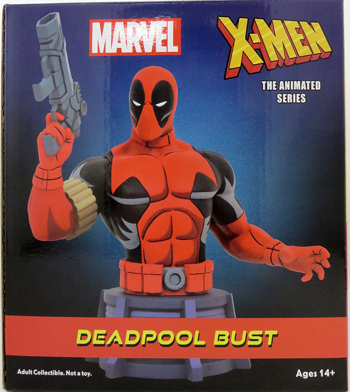 Marvel Animated 6 Inch Bust Statue X-Men - Deadpool Bust| Cmdstore.ca