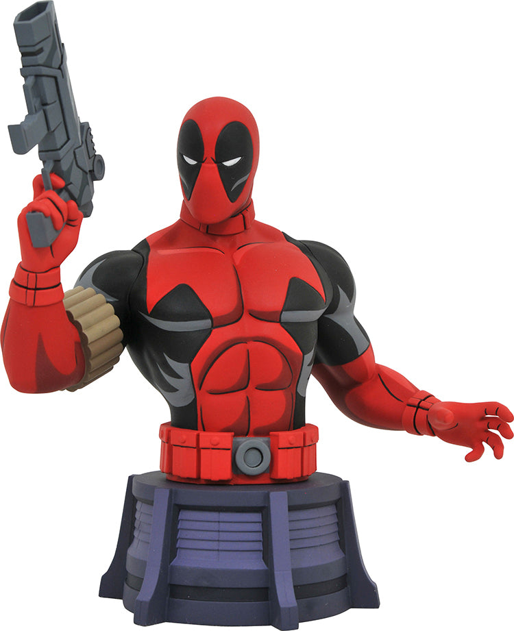 Marvel Animated 6 Inch Bust Statue X-Men - Deadpool Bust| Cmdstore.ca