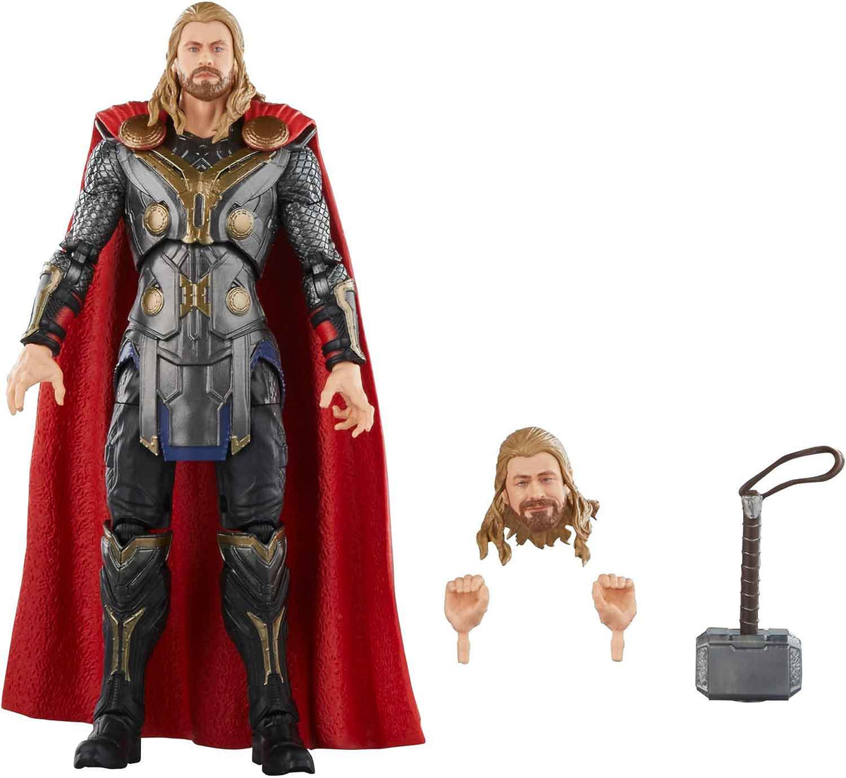 MARVEL THOR フィギュア 8個セット MAFEX No. 182 THOR (Comic Version), Total Height: Approx. 6.3