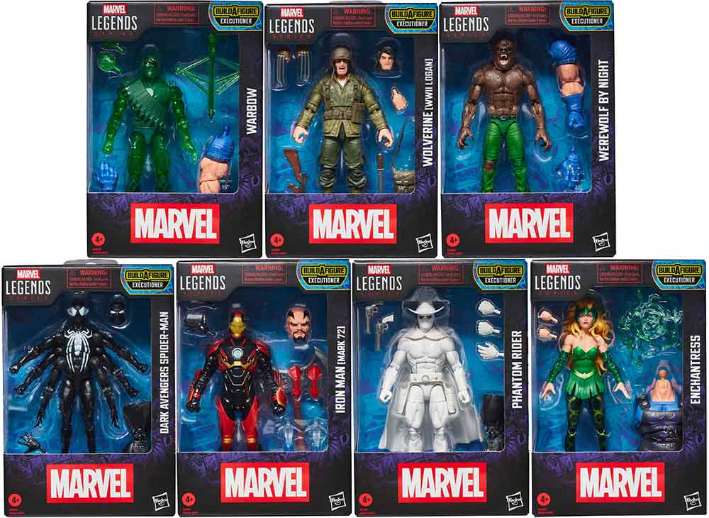 Marvel Legends 6 Inch Action Figure BAF Executioner - Set of 7