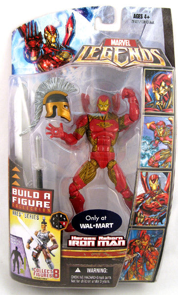 Marvel Legends 6 Inch Action Figure BAF Ares - Heroes Reborn Iron Man