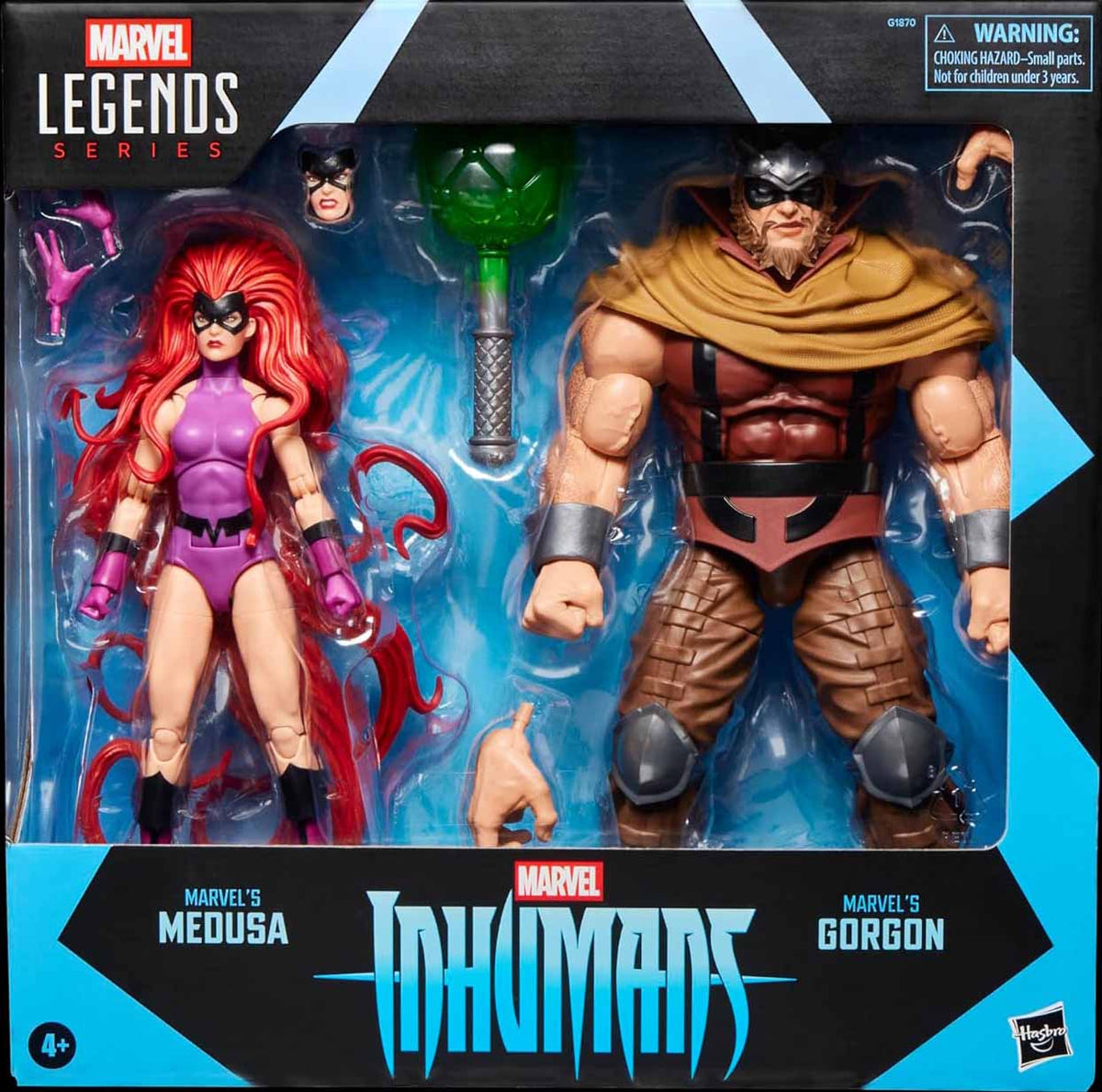 マーベルレジェンド　インヒューマンズ　2パック　ゴーゴン Marvel Legends Inhumans 6 Inch Action Figure 2-Pack - Medusa