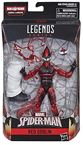 Marvel Legends Spider-Man 6 Inch Action Figure BAF Kingpin - Red