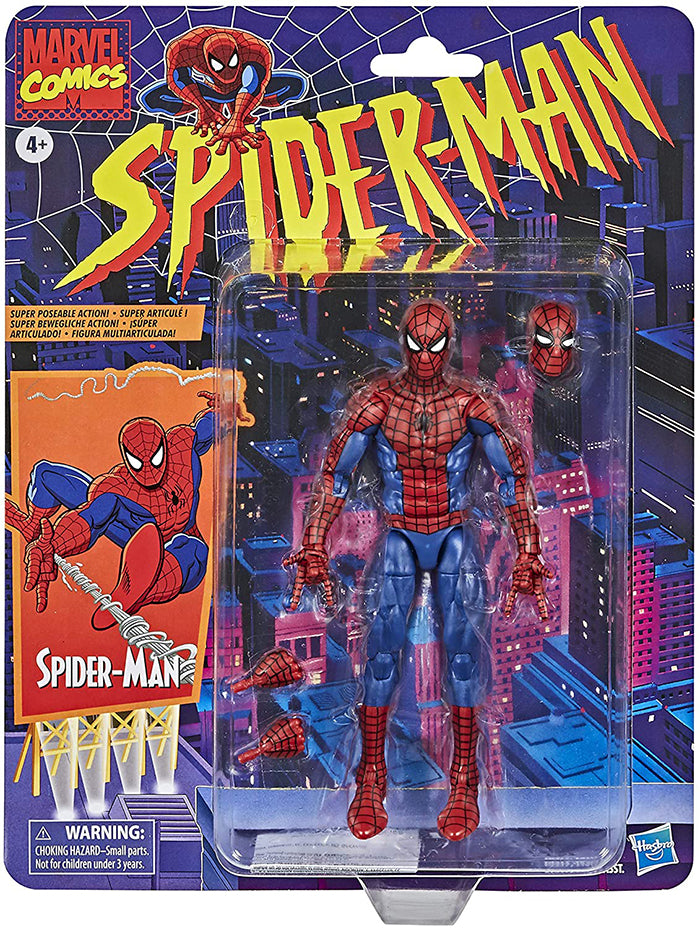 Marvel Legends Retro 6 Inch Action Figure Spider-Man Series 1