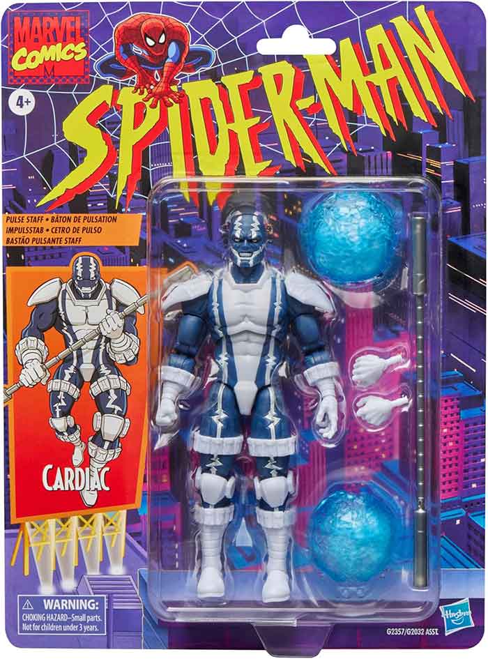 Marvel Legends Retro 6 Inch Action Figure Spider-man Wave 6 - Cardiac ...