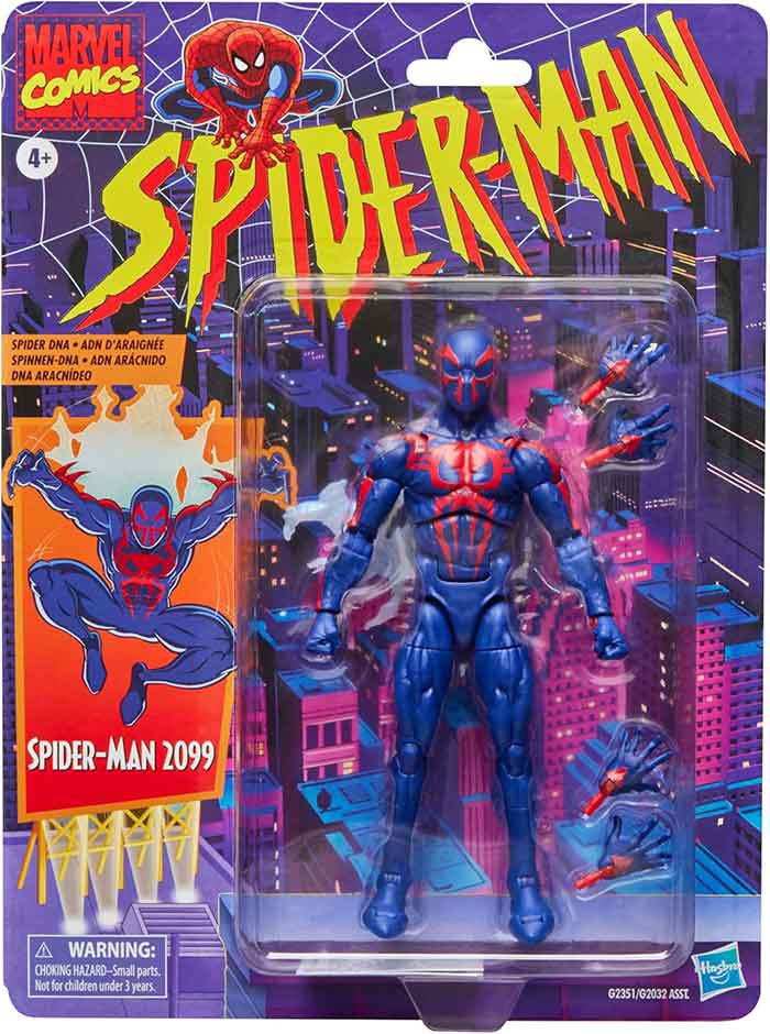 Spider-Man 2099 フィギュア Marvel Legends Retro 6 Inch Action Figure Spider-man Wave 6