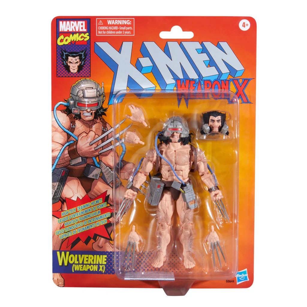 Marvel Legends X-Men Weapon X 【新品未開封】 Marvel Legends Retro 6 Inch Action Figure X-Men Exclusive