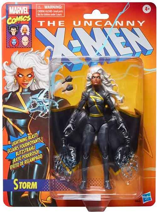 Marvel Legends X-Men Storm ストーム　フィギュア Marvel Legends Retro 6 Inch Action Figure X-Men - Storm Black Suit
