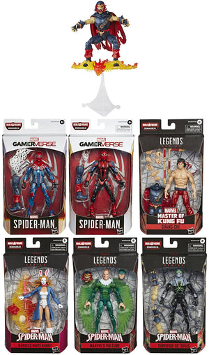 Marvel Legends Spider-Man 6 Inch Action Figure BAF Demogoblin - Set of 6 (Build-A-Figure Demogoblin)
