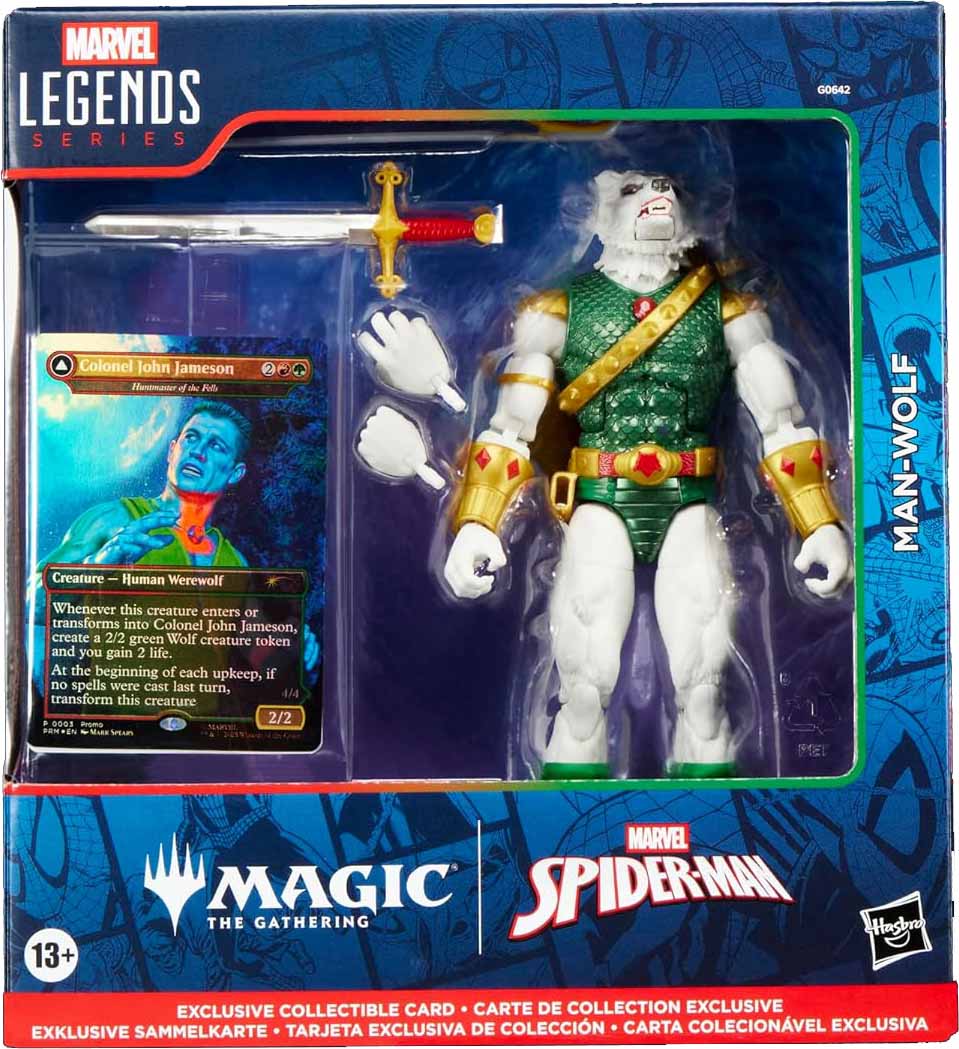 Marvel Legends Spider-Man 6 Inch Action Figure Magic The Gathering