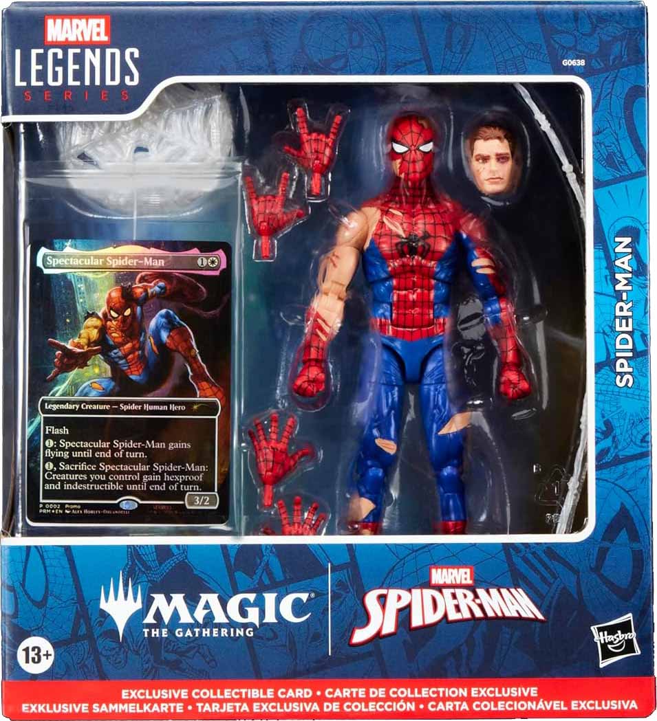 Marvel Legends Spider-Man 6 Inch Action Figure Magic The Gathering