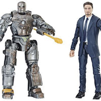 Marvel Legends Studios 6 Inch Action Figure 10th Anniversary Series 2-Pack - Tony Stark - Iron Man Mark I