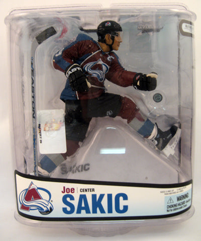 McFarlane NHL Hockey Action Figures Series 18: Joe Sakic Burgundy