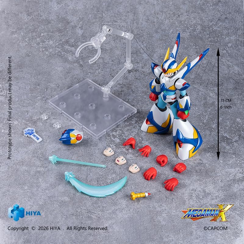 Megaman X 6 Inch Action Figure Exquisite Basic - X Falcon Armor