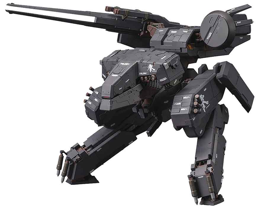 ロボット L GEAR REX Metal Gear Solid 8 Inch Model Kit - Metal Gear Rex Black Version