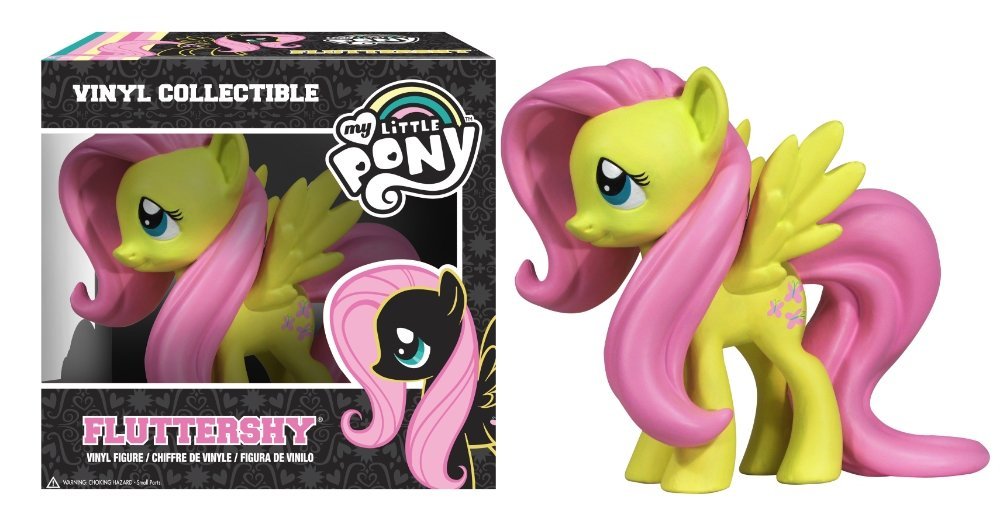 【ココナこ】My Little Pony Vinyl Collectibl My Little Pony 5 Inch Action Figure Vinyl Collectible - Fluttershy