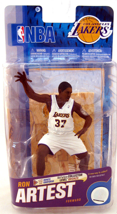 NBA Basketball 6 Inch Action Figure Series 18 - Ron Artest White