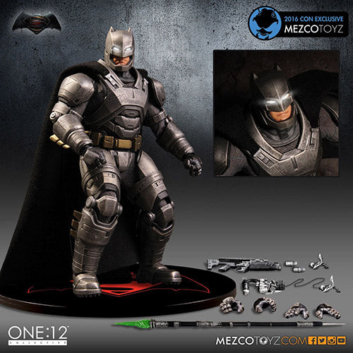 アメコミ Mezco Toyz one12 Armored Batman One-12 Collective 6 Inch Action Figure Batman V Superman Dawn Of