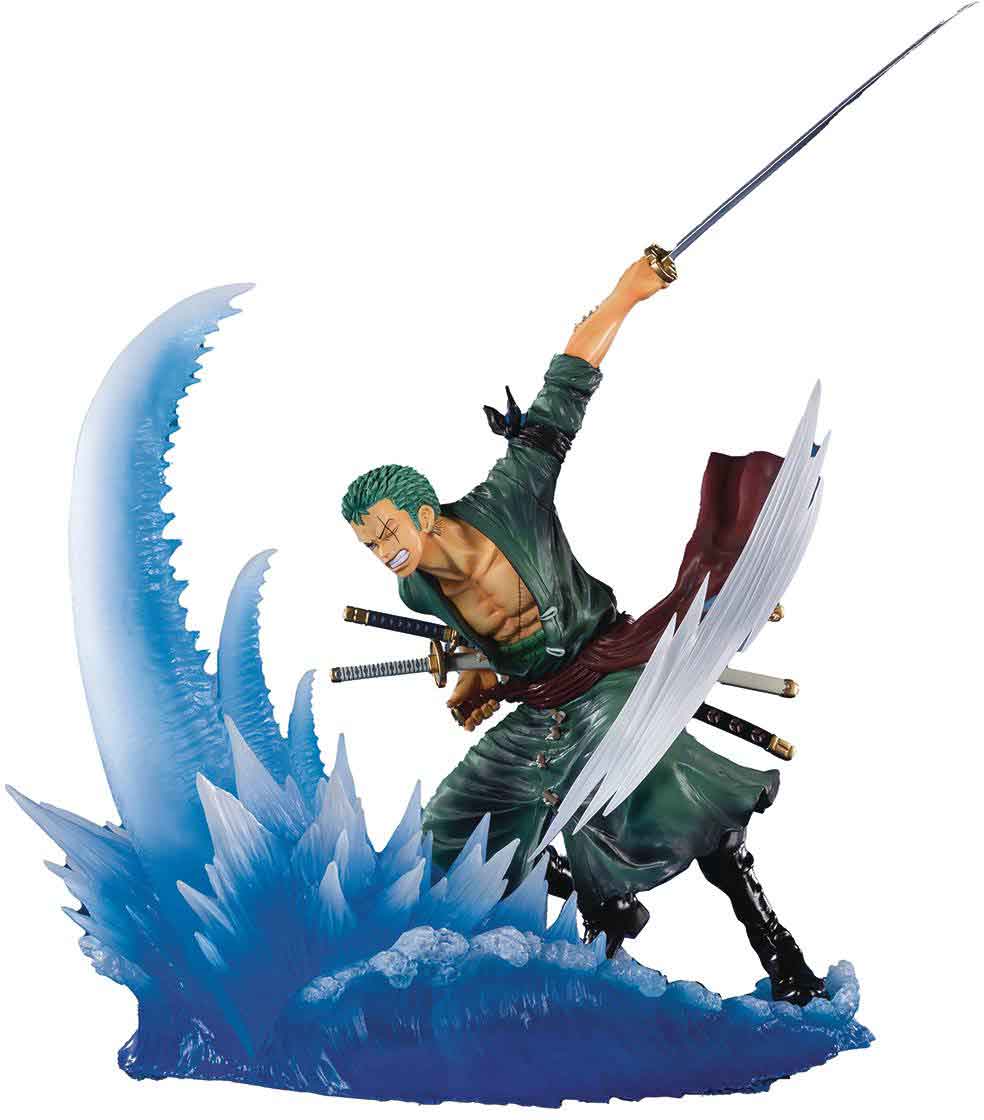 One Piece 6 Inch Statue Figure Figuarts Zero - Roronoa Zoro