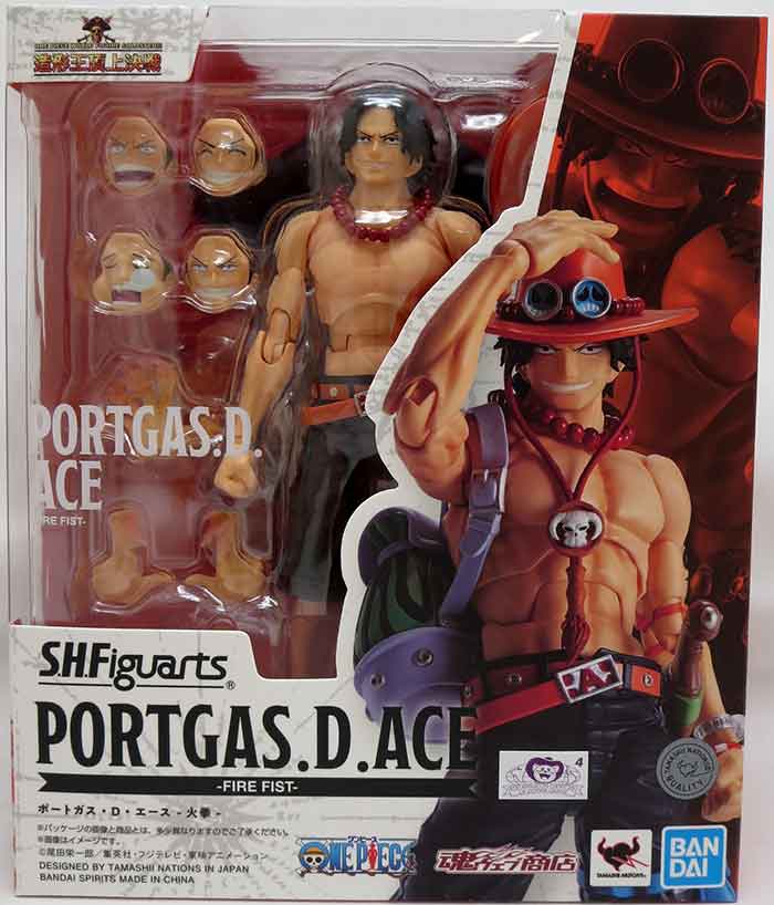 コミック・アニメ SHFiguarts PORTGAS D. ACE One Piece 6 Inch Action Figure S.H. Figuarts - Portgas.D.Ace
