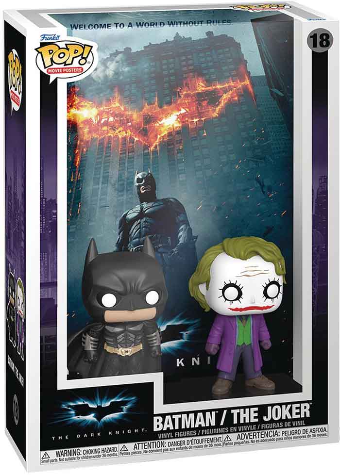 funko Pop DC ダークナイト バットマン、ジョーカーセット Pop DC Heroes The Dark Knight 3.75 Inch Action Figure 2-Pack