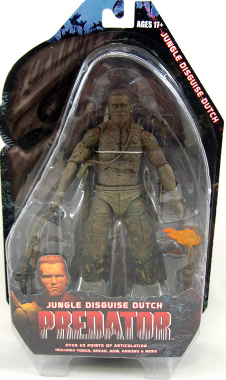 NECA Jungle Disguise Dutch プレデター フィギュア Predators 7 Inch Action Figure Series 9 - Jungle Disguise Dutch