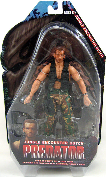Predator Dutch フィギュア Predators 7 Inch Action Figure Series 9 - Jungle Encounter Dutch