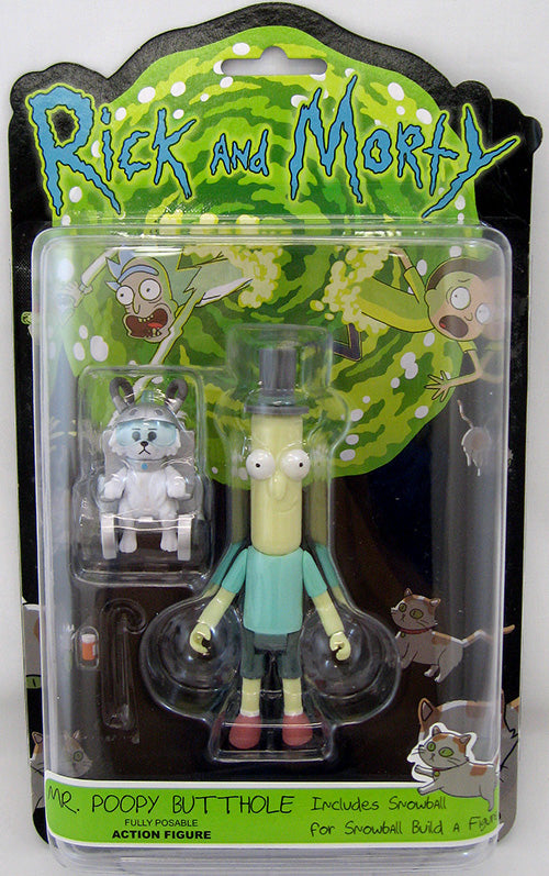 【新品 未開封】BAIT × モノポリー フィギュア ミスター・ペニーバッグス Rick & Morty 5 Inch Action Figure Snowball Build-A-Figure Series