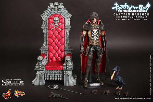 CAPTAIN HARLOCK ARCADA プラモデル Space Pirate Captain Harlock 12 Inch Action Figure 1/6 Scale MMS