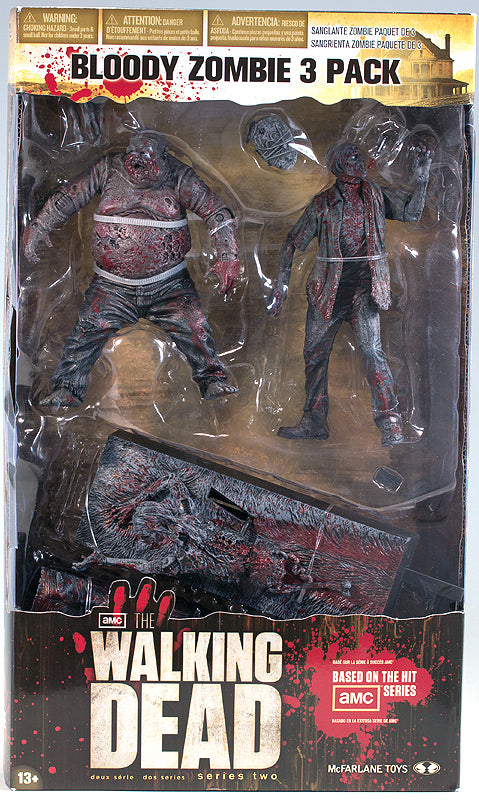 The Walking Dead 5 Inch Action Figure - Black & White Zombie 3